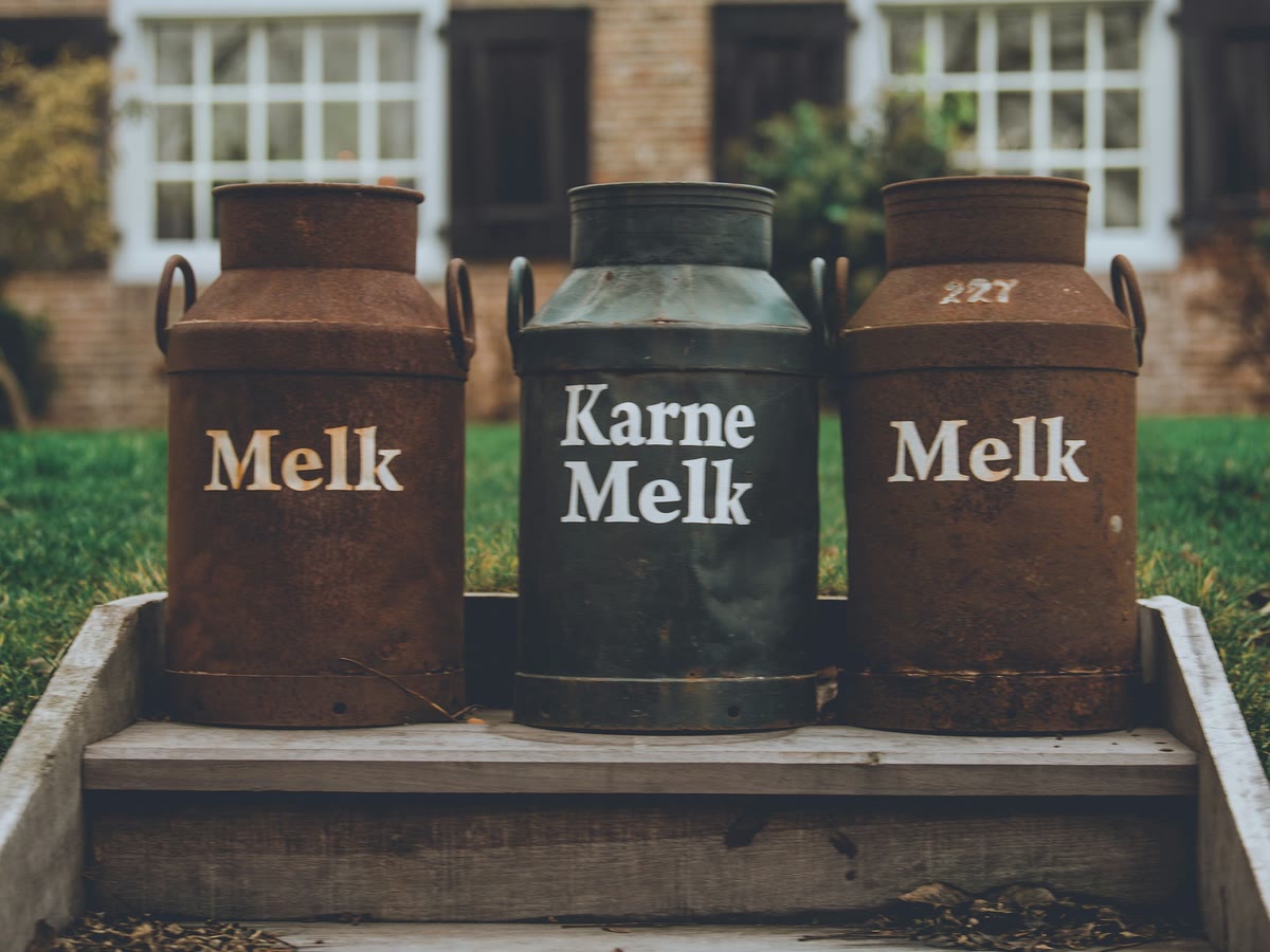 Verse melk bij de boer